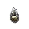 Acessórios de cobre incrustados com prata S925 Yiluya pingente de cabaça de segurança giratório com seis palavras mantra pingente de colar Wenwan