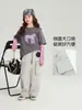 Pantalones Cargo de Bolsillo Grande Haru para Niños Temporada 2026 Nuevo Estilo Holgados Versátiles para Exteriores Pantalones Largos de Paracaídas para Niñas
