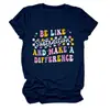 Seja Como Subtração Amazon Ebay Site Independente Moda Versátil Personalizada Camiseta Feminina Gola Redonda Manga Curta