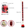 Decoração de sino de coroa de calêndula de plástico transfronteiriça Índia Vigna Diwali atmosfera de Natal coroa de mortos-vivos