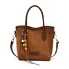 Bolso de Mano de Moda con Textura de Moda de Gran Capacidad para Mujer 2026 Nuevo Otoño Retro Bolso de Hombro Sencillo Bolso Cruzado de Moda