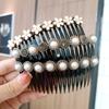 Peine para el Cabello Estilo Coreano Celebridad de Internet Flequillo Pinza para el Cabello Parte Trasera de la Cabeza Pinza para el Cabello Antideslizante Clip Rizador de Cabello Roto Tocado