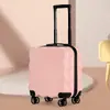 Mala de mão 18 polegadas pode ser impressa com logotipo, bagagem infantil, fofa de desenho animado, alto valor estético, mala de viagem com senha simples, atacado