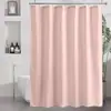 Cortina de Ducha Cortina de Baño Comercio Transfronterizo Blanco Puro Cortina de Puerta Cortina de Ducha de Poliéster Engrosada Impresión Digital Diseño Personalizado