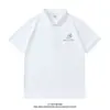 Camiseta Polo para Hombre 2026 Marca de Moda para Hombre Sencilla de Media Manga Cuello Camisero Casual Versátil Ajuste Delgado Camiseta de Manga Corta con Cuello