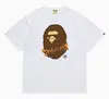 Hit da Internet de Verão 24: Camiseta bAPe Cabeça de Macaco Macaquinho, Camuflagem, Camiseta Unisex Manga Curta Gola Redonda