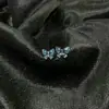 Brincos de Borboleta da Moda com Design Único, Populares nas Redes Sociais, Brincos de Pino e Argolas de Moda de Nicho, Sensação de Alto Padrão, Novos Brincos com Franjas 2026