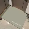 Tapete de piso de PVC simples de cor sólida, limpeza com um toque, para hall de entrada, antiderrapante, lavável com pano, capacho sem necessidade de lavar, resistente ao desgaste e à sujeira, tapete para porta de entrada