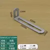 Suporte angular ajustável com furo longo conector móvel de cabeça dupla suporte de ângulo reto em L de 90 graus dispositivo anti-tombamento de armário cantoneira