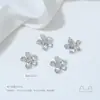 Banhado a Cobre Banhado a Ouro 14K Zircônia Flor de Ameixa Contas Espaçadoras Flor Pingente Feito à Mão DIY Pulseira Colar Acessórios de Joia Material