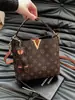 Bolsos de Mujer de Alta Gama Transfronterizos 2026 Nuevo Bolso Cubo Retro Estampado Versátil Monograma Bolso de Hombro Cruzado de Lujo Ligero