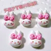 Acessórios de Resina Materiais Artesanais DIY Flor de Sapato Cobertura de Palha para Chapéu Clipe Mancha Substrato de Cola de Creme Balão Coelho