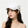 Boina de verão masculina, boné estilo coreano com bico de pato, chapéu simples e versátil da moda, chapéu de pintor britânico liso para primavera e verão feminino