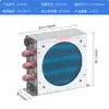 Radiador Condensador Pequeño Congelador Refrigerador Aire Acondicionado Fabricador de Hielo Refrigeración Evaporación Circulación de Agua Enfriamiento de Aire Industrial Enfriamiento por Agua