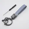 Chaveiro de couro para carro transfronteiriço, chaveiro artesanal com padrão de diamante, chaveiro de casal, chaveiro de bolsa e carro