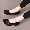 Primavera Verano 2026 Nuevo Comercio Exterior Verano Retro Estilo Étnico Zapatos Planos Bordados Suela Suave Zapatos de Tela Old Beijing Slip-ons Transfronterizo