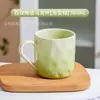 Taza de Cerámica para Hombres y Mujeres, Taza de Pareja, Caja de Regalo Estilo Ins para Oficina, Taza de Café, Vaso de Agua, Color Degradado