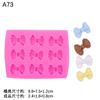 Moño de Azúcar Flip Molde de Silicona para Hornear West Point Decoración de Pastel de Chocolate Adornos DIY Gotas de Gel Cristal