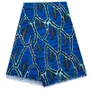En stock Tela Africana Encerada Poliéster Doble Cara Estampado Geométrico Tela africana para Comercio Exterior