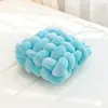 Almohada Trenzada Estilo Crema Cojín para Sofá Sala de Estar Almohada para Siesta Almohada de Espalda Curativa