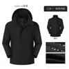 Nueva Norma Nacional Parka de Plumas 3 en 1 para Hombre Cortavientos Impermeable Cálida Chaqueta para Mujer Ropa de Exterior Senderismo Montañismo