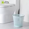 Cubo de basura de plástico Yimei, cubo de clasificación para el hogar, cesta de papel suave para cocina, sala de estar, baño, cesta de basura sin deformación