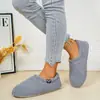 Nuevas zapatillas de algodón simples de venta caliente transfronteriza para mujer, engrosadas, ligeras, antideslizantes, cálidas zapatillas de dormitorio, venta al por mayor desde el fabricante