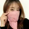 Mascarilla de Ciclismo para Mujer Invierno Algodón Engrosado Adulto A Prueba de Frío A Prueba de Polvo Transpirable Lavable Cálida