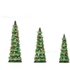 Árboles de Navidad de Estación Independiente con Bombillas de Luz Multicolor Luces LED para Árbol de Navidad Adornos Decorativos de Resina Venta al por Mayor