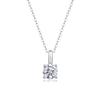 Collar Colgante de Cadena Larga Estilo Coreano En Stock Versátil Transfronterizo Simple Moda Plata S925 Moissanita Estilo Yis Verano para Mujeres