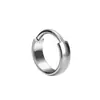 Pendientes de Aro Curvos Lisos y Anillos para Nariz de Aleación de Titanio F136, Anillos Cerrados de Alta Gama, No Necesitan Quitarse para Dormir, Joyería para Piercings de Oreja