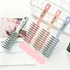 Pente para Cabelo Série Cor Macaron, Pente Massageador de Couro Cabeludo, Unissex, Pente Profissional de Barbearia para Cabelos Oleosos