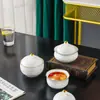 Restaurante de Hotel Club Shaxian Olla de cerámica china para guisar a prueba de agua guiso Bol para huevo al vapor Nido de pájaro con tapa Olla para guisar Buddha salta la pared