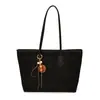 Bolso de mano casual de gamuza de gran capacidad para mujer, nueva colección otoño 2026, bolso de hombro simple para ir al trabajo, moda otoño/invierno