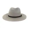 Sombrero de Paja Jazz Estilo Británico para Hombres y Mujeres de Primavera y Verano Protector Solar Transpirable para Exteriores Sombrero de Sol de Ala Ancha CMDJS286