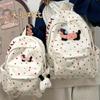 Mochila escolar de alto valor para estudiantes de secundaria, mochila para computadora con cachorro lindo, mochila de viaje para estudiantes universitarios de preparatoria, a la moda