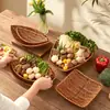 Utensilios de presentación para ingredientes de hot pot de restaurante, bandejas para guarniciones, cestas para frutas y verduras, cestas para papas fritas, bandejas de barco para comida frita, cestas para snacks
