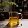 Spot Square Glass Fair Cup Venda por atacado Kung Fu Tea Set Thickened Soprado Heat Resistant Tea Set Grande Mar de Chá