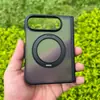 Adecuado para funda de teléfono magnética DUO para iPhone con rotación de 360 grados, nueva funda protectora para teléfono plegable de Apple