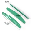 Lima Meia-Lua com Núcleo Verde para Modelar e Polir, Lima de Unha com Grão Verde, Ferramenta Profissional para Cuidado das Unhas