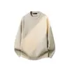Suéter de Punto Rayado para Hombre, Otoño/Invierno 2025 Nuevo de Moda Simple Versátil Holgado Cuello Redondo Moda Pulóver Superior