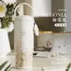 Copo Térmico Portátil com Revestimento Cerâmico, Grande Capacidade, Copo de Café Gelado para Escritório de Meninas, Chaleira com Canudo para Montagem em Carro ao Ar Livre