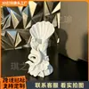Venda Quente Transfronteiriça Ornamento Vaso Sereia Impresso em 3D Formato de Concha Amante do Oceano Decoração de Mesa de Casa Estante
