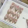 Nai Zi Uñas Portátiles Hechas a Mano Pura Otoño/Invierno Nueva Corona de Cristal Minerva Circonita Estilo Francés Ojo de Gato Pegatinas para Uñas