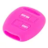Adequado para Toyota Overbearing Placa Reta 2 Teclas Rav4 Capa de Silicone para Chave Adequado para Toyota Controle Remoto Vios Bolsa para Chave