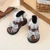 Botas de Cuero Estilo Coreano para Niñas Botines Chelsea de Otoño para Niños Encaje Dibujo Animado Niña Princesa Botines Tobilleros Zapatos para Bebés y Niños Botines Cortos