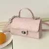 Bolsa de Mão da Moda Transfronteiriça Feminina 2026 Verão Nova Simples Versátil Pequena Quadrada Casual para o Dia a Dia Ombro Único Transversal