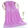 Toalla de felpa de coral a rayas tejida en urdimbre toalla facial absorbente 3575 toalla de regalo para barbería juego de toallas de baño venta al por mayor