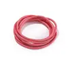 Cordón de cera coreano de 3.0 mm, cuerda de cera de poliéster con patrón de serpiente multicolor, material de tejido hecho a mano para pulseras y collares, resistente al desgaste