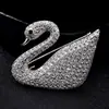 Broche de alta gama de alta gama Pin de cisne búho zorro ciervo corsage de abrigo de alta gama joyería para ropa anti-exposición